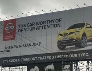 Nissan used a typo in its latest Ad, and it's gone viral!
