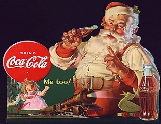 Coca Cola and the modern day Santa!